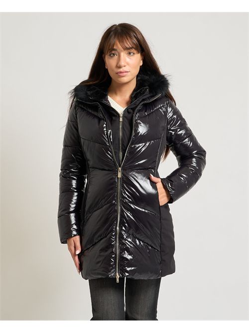 Cappotto donna Yes Zee con finto gilet YES ZEE | O015-Q3000801